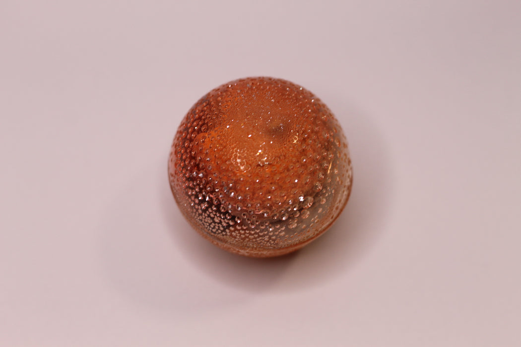 Peach rose Tea globe