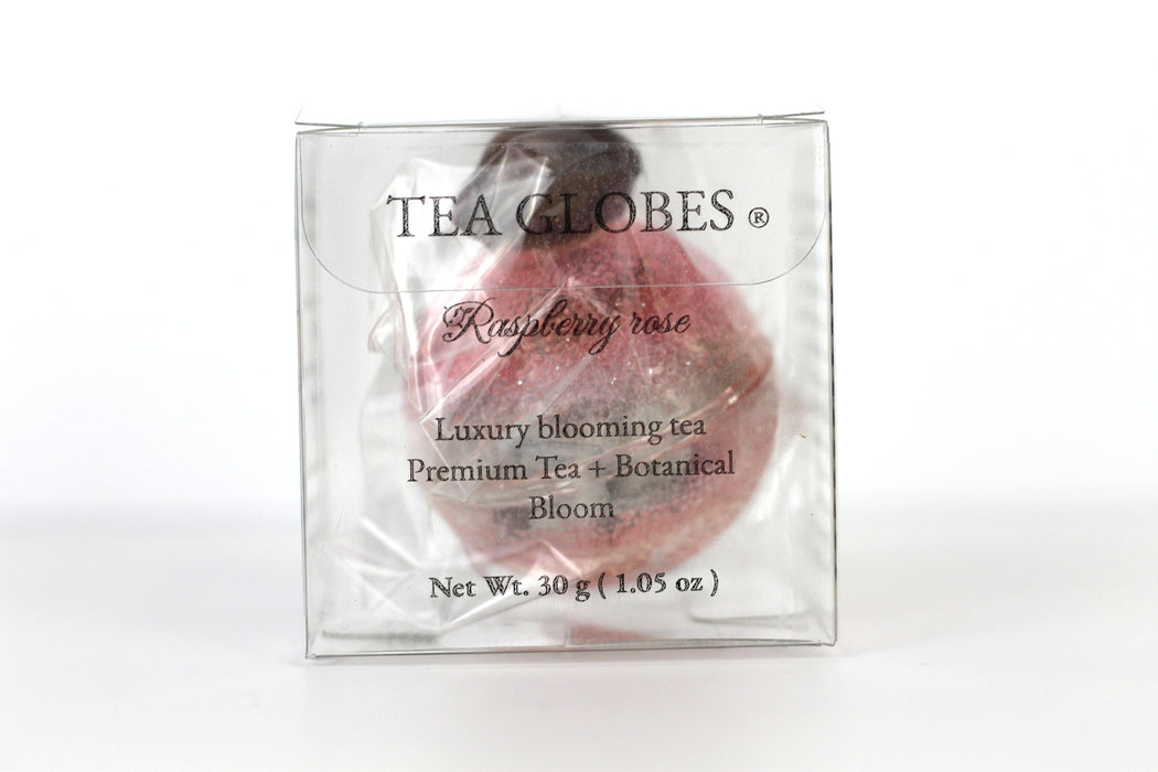 Raspberry rose Tea globe