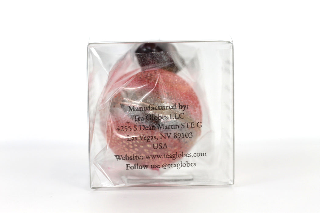Raspberry rose Tea globe