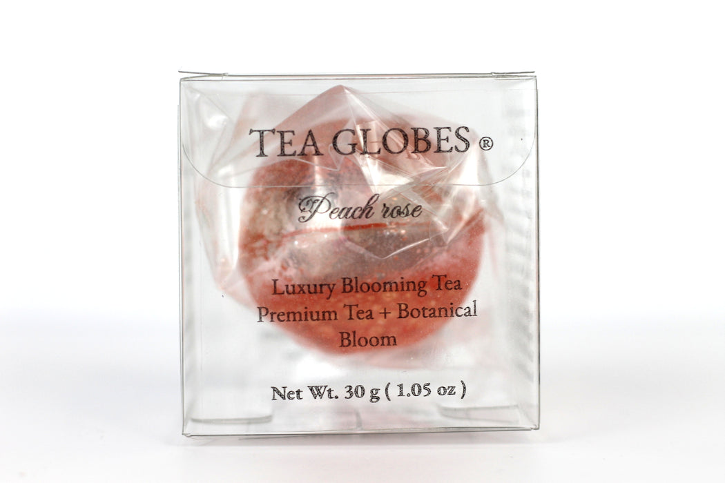 Peach rose Tea globe