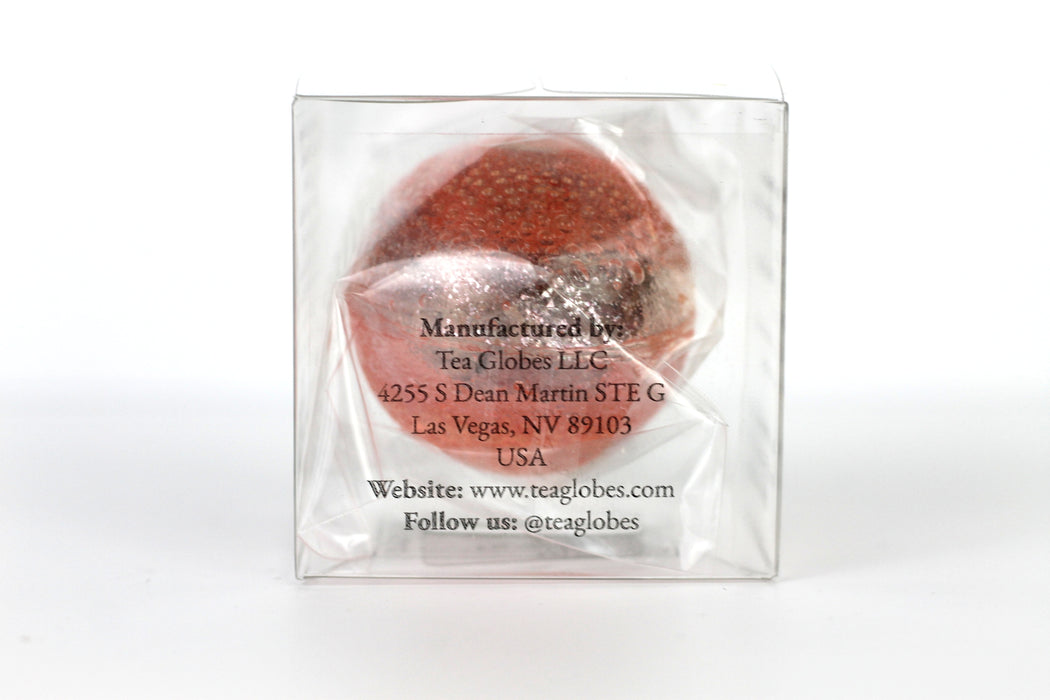 Peach rose Tea globe